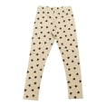 thumbnail image 2 of Legging George para Niña Diseño Corazones Negros Estampados Avena Talla 8, 2 of 4