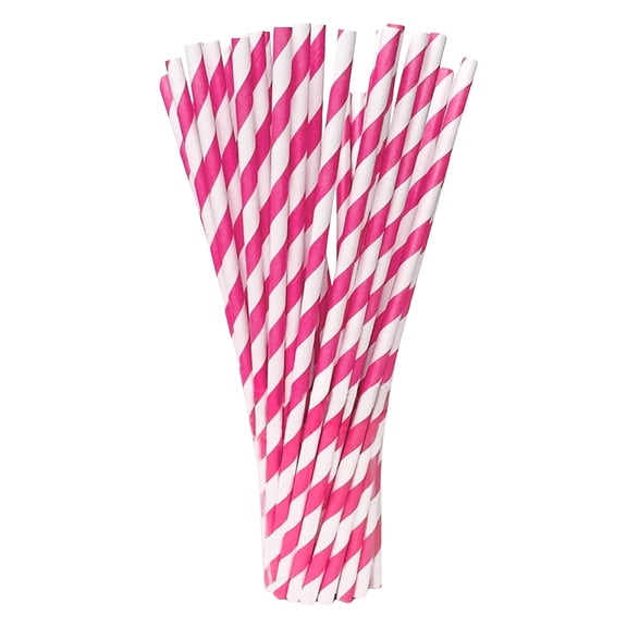 100 Pcs Eco-Friendly Drinking Paper Straws, Assorted Colors for Holiday Celebrations, Beverage Accessories, Pastry Decor, Drinkware Supplies