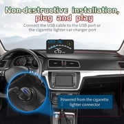 Majesun 5.5 Digital Speedometer with GPS Car HUD Display and Overspeed Alarm