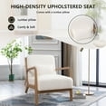 thumbnail image 2 of Bonzy Home Mid Century Modern Accent Chair, White, 2 of 5