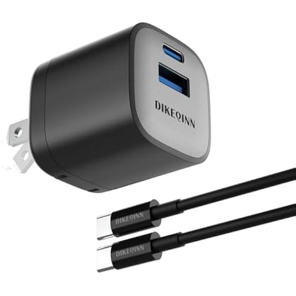 xixishop 45W GaN Charger with 3.3ft USB C to C Cable, Ultra Compact Type C Wall Plug for iPhone 17 16 15 Pro Max, MacBook Air, iPad Pro, Samsung Galaxy S25 S24, Nintendo Switch