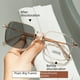 thumbnail image 1 of Las gafas de miopía fotosensibles que cambian de color para hombres y mujeres tienen un marco grande para adelgazar la cara y se pueden equipar con anteojos para convertirlos en anteojos grises con, 1 of 5