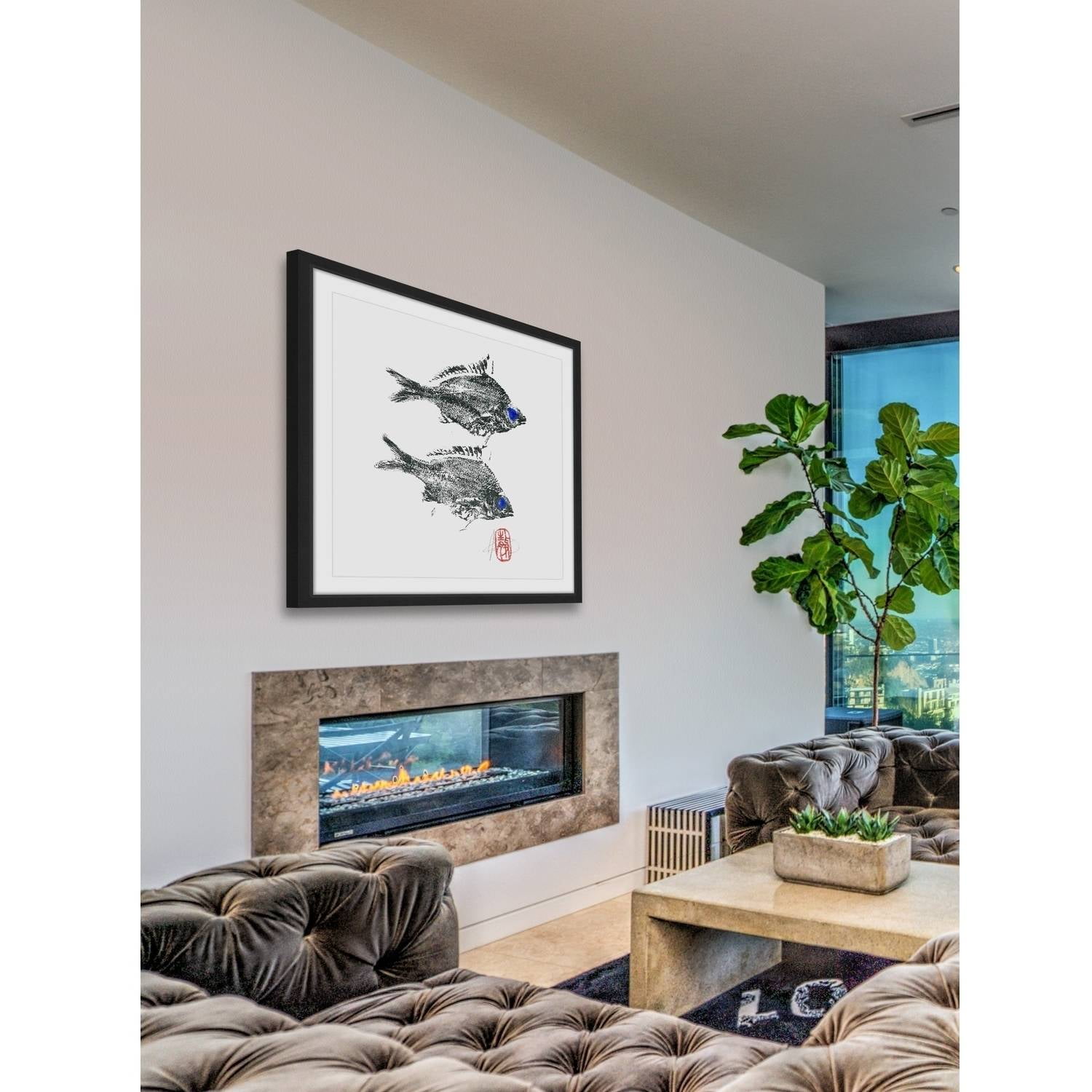"Bream" Framed Painting Print