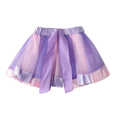 

QWERTYU Toddler Baby Child Children Kids 袖型 Skirts Sequins Skirt 季节 Tutu Dress for Girls 2Y-8Y S