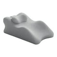thumbnail image 1 of Almohada de rodillas suave para dormir, cojín de apoyo para rodillas para viajes, camping y oficina. gris, 1 of 9