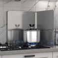 thumbnail image 2 of YAHHU 11.8" Stainless Steel 2‑Sided Stove Grease Shield – Heat‑Proof, Anti‑Stick, Foldable Splash Guard, 2 of 10