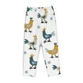 thumbnail image 4 of Fotbe Farm Roosters Women's Pajama Pants,Sleepwear Pants,Pj Bottoms Drawstring And Pockets-Small, 4 of 9