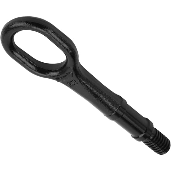 Car Towing Hook Towing Eye Hook Bumper Trailer Ring Replacement Part (Black) (1pcs)