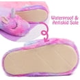 thumbnail image 4 of Rainbow Unicorn Slippers/Cute Fluffy Girls Slippers/Cozy Plush Indoor Outdoor Women Slippers/Best Unicorn Gifts, 4 of 6