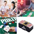 thumbnail image 3 of Automatic Card Shuffler 2 Decks, Electric Battery-Operated Shuffler, Casino Card Game for Poker, Home Card Game, UNO, Phase10, Texas Hold'em, Blackjack, Home Party Club Game, 3 of 7