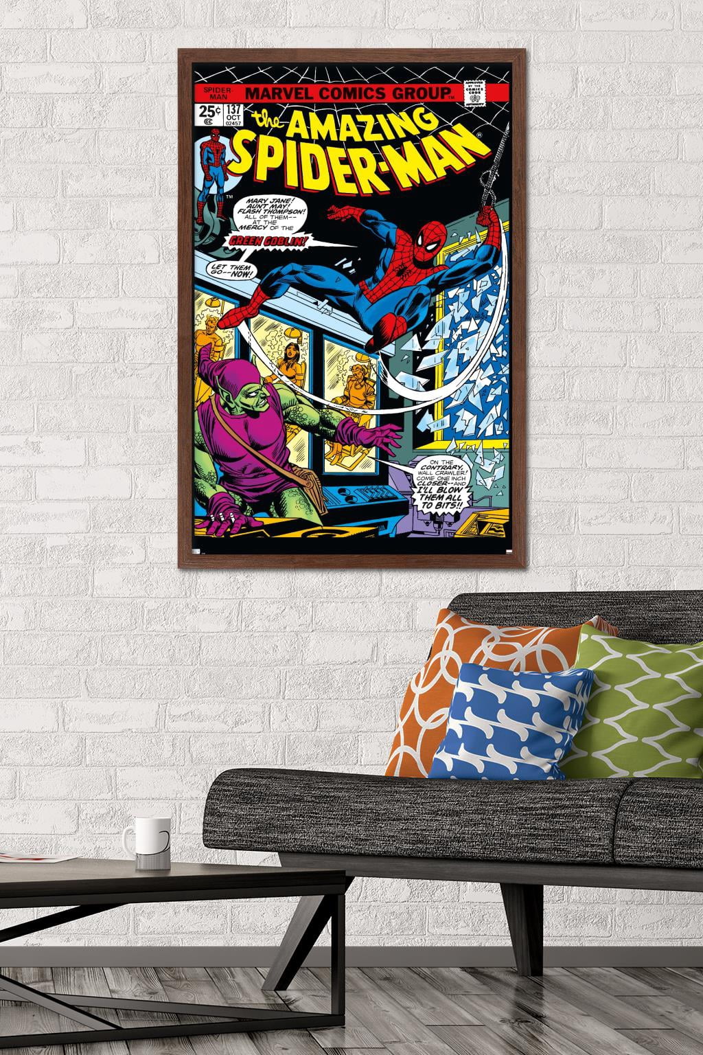 Marvel Comics - Spider-Man - Amazing Spider-Man #137 Wall Poster, 22.375" x 34", Framed