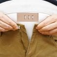 thumbnail image 1 of 5pcs Elastic Waist Extenders Adjustable Easy Installation Pants Button Extender Waist Band Extenders for Men Women, 1 of 14