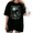 Black-3, variant on Women's Golden Wizard Castle Owl Star Graphic T Shirt Fantasy Magic Castle Print Boho Casual Short Sleeve Round Neck Top Black S-5XL