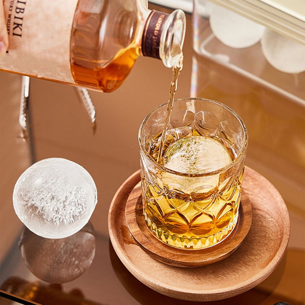 Oversized Ice Ball Maker Space Saving Fridge Storage Container Ice Ball Tray Molds For Home And Entertaining