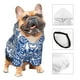 thumbnail image 3 of Fotbe Blue Watercolor Sudadera con Estampado para Perros Pequeños – Suéter con Capucha para Mascotas, Tela Suave de Forro Polar con Bolsillo-Small, 3 of 7