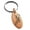 Rose, variant on Stainless Steel Striking Tiger Engraved Small Oval Charm Keychain Keyring