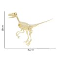 thumbnail image 3 of Ensamblaje de bricolaje, figura de acción de dinosaurio, esqueleto de fósil, Mosasaurus, tiranosaurio, modelo creativo de colección, juguete para niños, 3 of 5