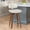 White-PU Leather/Walnut Wood, variant on Dycanpo 26" Counter Height Bar Stool Set of 4 with Back PU Leather for Home Kitchen, White