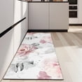 thumbnail image 4 of Pioneer Flower Floral Print Pattern Kitchen Rug Mat,Kitchen Runner Rugs Non Skid Washable,Decorative Kitchen Floor Mats for Kitchen,Sink,Laundry,17"X47", 4 of 5