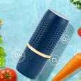 thumbnail image 6 of Xecvkr Fruit Vegetable Washing Machine Capsule Shape Portable USB Rechargeable 4800mAh Cleaner Sink Dishwasher Auto Purifier Produce Multiuse Home Dorm Travel 6.1x3.9x3.8in 1PC, 6 of 6