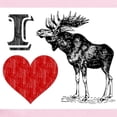 thumbnail image 2 of CafePress - I Love Moose Infant Bodysuit - Baby Light Bodysuit, Size Newborn - 24 Months, 2 of 4