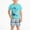 Blue1, variant on Eltusu Boys Cotton Outfit Sets, Comfort Elastic Waist Short Sleeve Crew Neck T-Shirts & Shorts Sets Blue Size 7-8 T