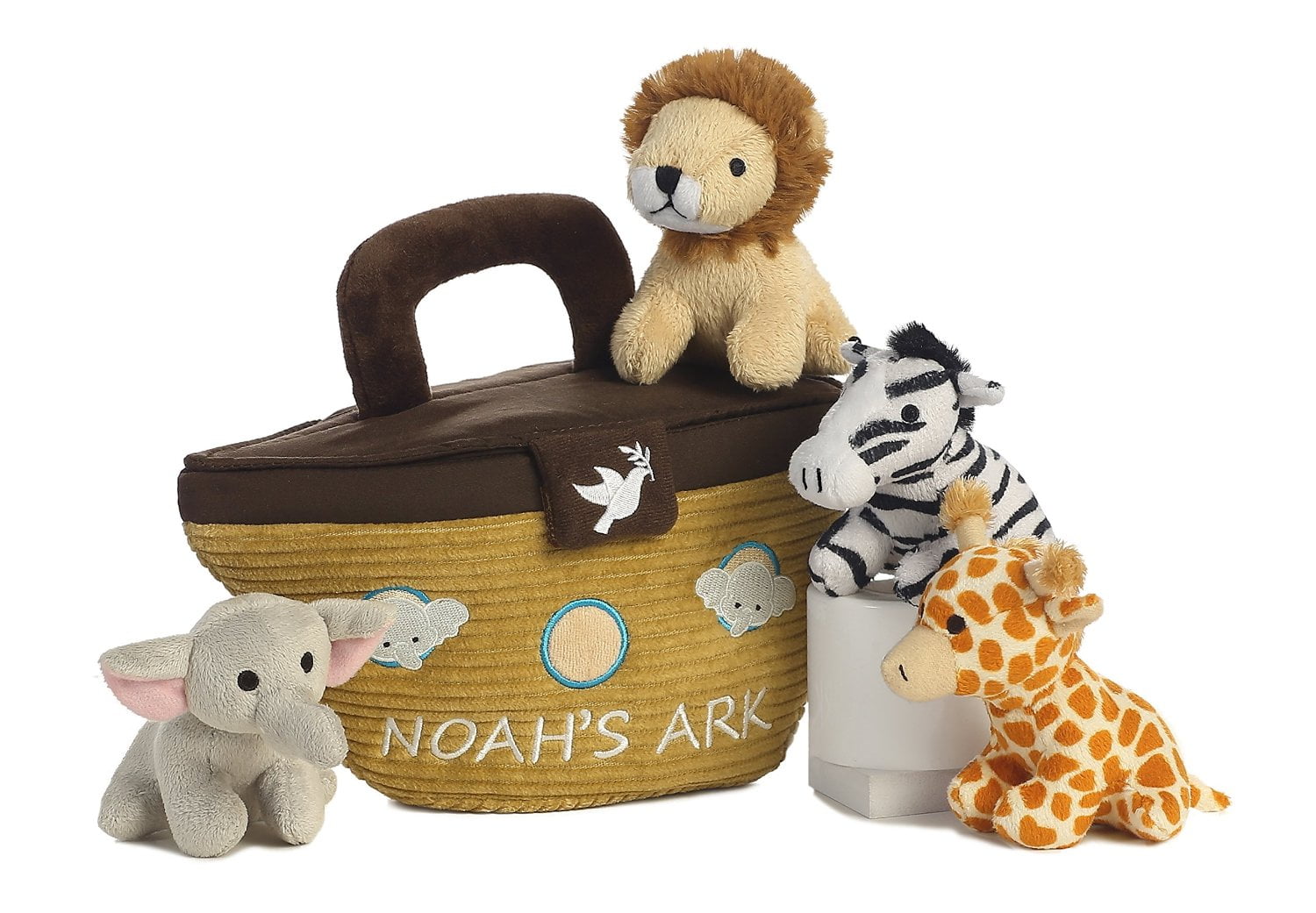 ebba - Small Multicolor Baby Talk - 8\" Noah's Ark - Engaging Baby Stuffed Animal