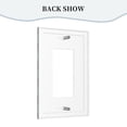 thumbnail image 4 of ZICANCN Outlet Covers Wall Plate, Seamless Flower Pattern Light Switch Cover Decorative, Duplex Toggle Combo 1-Gang, 4 of 9