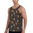 thumbnail image 2 of Pofeuu Cute Deer Print Men's Workout Tank Tops Sleeveless Muscle Gym Shirt Quick Dry-4X-Large, 2 of 7