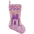 thumbnail image 2 of Northlight Bas de Noël Pailleté Rose et Violet 20 Pouces Princess, 2 of 6