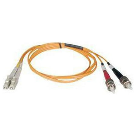 Eaton Tripp Lite Series Duplex Multimode 50/125 Fiber Patch Cable LC/ST 1M 3 ft.