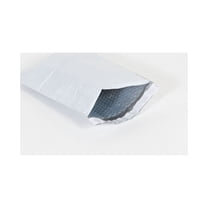 SSBM #000 Poly Bubble Mailers 4" x 8" SelfSeal Cushioned Shipping Envelopes Moisture & Tear Resistant 500