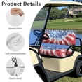 thumbnail image 6 of Uorisanigo Golf Cart Seat Covers Club Car Anti-Slip American Flag Splash Golf-Cart Seat Cushion Cover for EZGO TXT Club Car and More 2 Person Seats Golf Carts, 6 of 7