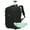 Black Mint Green, variant on Hynes Eagle 22" Softside Rolling Backpack with Convertible Waist Bag, Black Grey