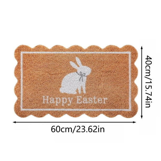 Yhmxh Felpudo de Pascua absorbente y decorativo