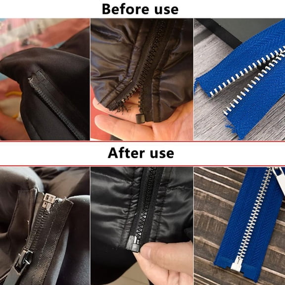 FurNest 10Sets 8 Metal Zipper Repair Stopper Open End Tailor Fabric Tool Sewin