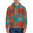 thumbnail image 2 of Zufioo Mandala Colorful Design Fleece Comfortable Hoodie for Mens,Sweatshirt for Men,Pullover Hooded Sweatshirt for Men -Small, 2 of 5