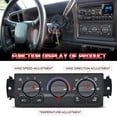 thumbnail image 2 of CHUSYYRAY A/C Heater Climate Control Module 599-218 Compatible for GMC Yukon 2000, 2 of 8