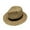 Khaki, variant on Unisex British Sun Hat Fashion Wide Brim Straw Hat for Adult Summer Outdoor Jazz Style