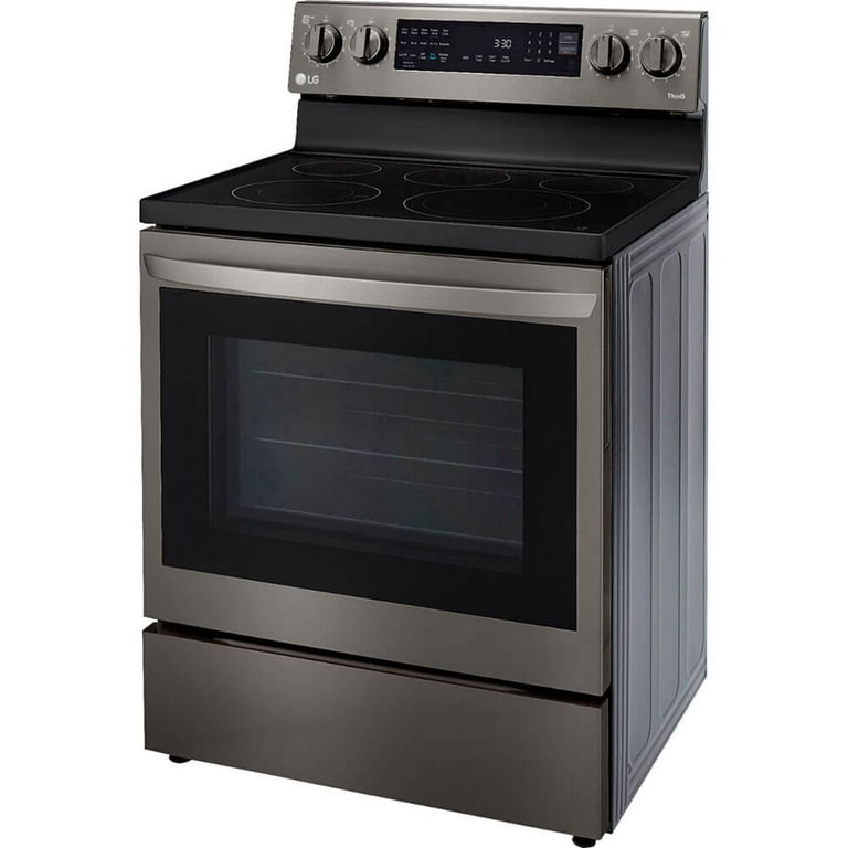 LG 4.7 Cu. ft. Smart Wall Oven with Convection and Air Fry Black Stainless Steel