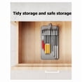 thumbnail image 4 of Osfvolr Drawer Organizer Knives Organizer Premium Compact Multifunctional Soft Knife Mat Silicone Knife Storage Tray Black, 4 of 8