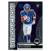 NFL 2024 Panini Mosaic Football Introductions Malik Nabers #4 (Rookie)