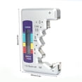 thumbnail image 4 of Universal Battery Tester for AAA AA 9V Button Cell Batteries, Small Body, Convenient to Carry with Multi Level Fixed Battery Card Slot, 4 of 7