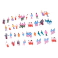 thumbnail image 4 of HILABEE Figurines Miniatures Objets de Collection Projets DIY Accessoires de Mise en Page Peints Mini Modèles 55 Pcs 9mm, 4 of 9