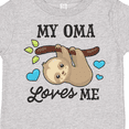 thumbnail image 4 of Inktastic My Oma Loves Me with Sloth and Hearts Boys or Girls Toddler T-Shirt, 4 of 5