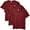 Maroon, variant on Aquaguard Boys 3-Pack T-Shirt Crew Neck Short Sleeve 100% Cotton Tee, Size: 4-14 - XL - Mauvelous
