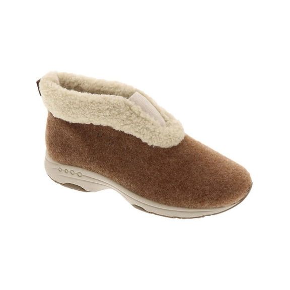 Easy Spirit Womens Tree Pose 2 Faux Fur Slip On Slip-On Sneakers