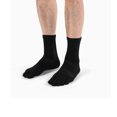 thumbnail image 7 of Unisex Mid-Crew Toe Socks, Cotton Athletic Running Socks, 3 Pairs, 7 of 7