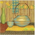 thumbnail image 2 of Zarris, Chariklia 15x15 White Modern Wood Framed Museum Art Print Titled - Ginkgo Tea Pot, 2 of 4