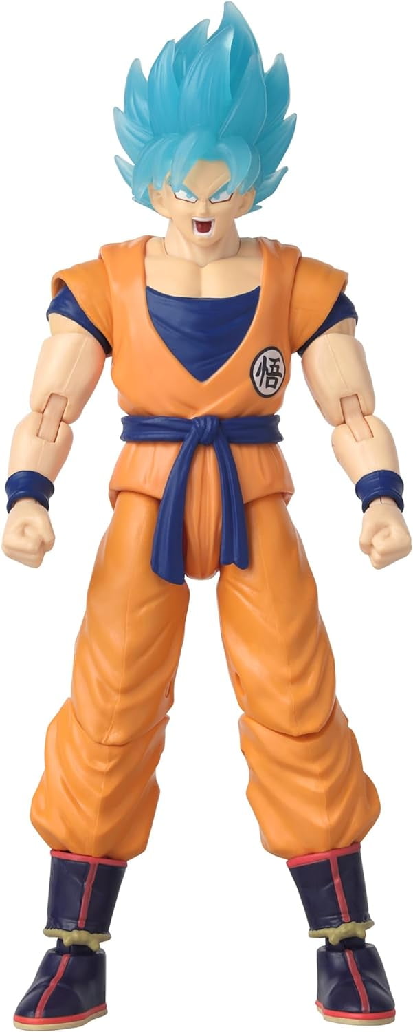 Dragon Stars Series - Dragon Ball Super - Super Saiyan Blue Goku, Power Up Pack 6.5" Action Figure Set